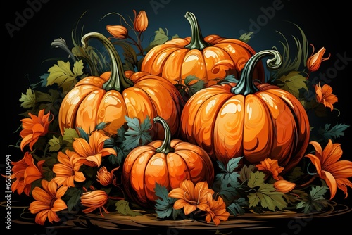 pumpkin and pumpkins