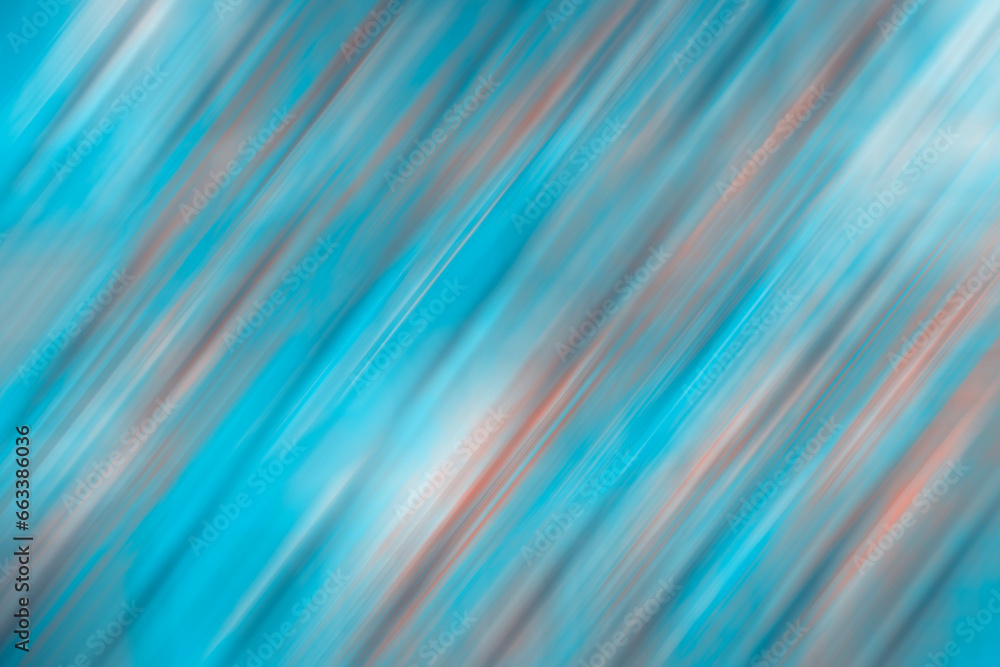 Abstract background, blue, orange, wrinkled fabric, motion blur,