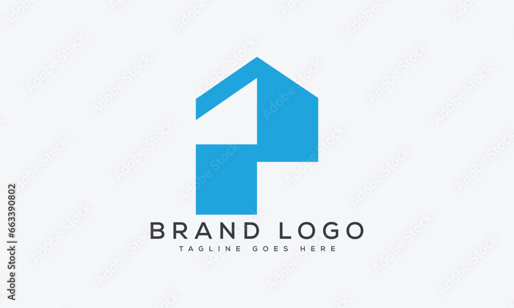 letter P logo design vector template design for brand. letter P logo design vector template design for brand.