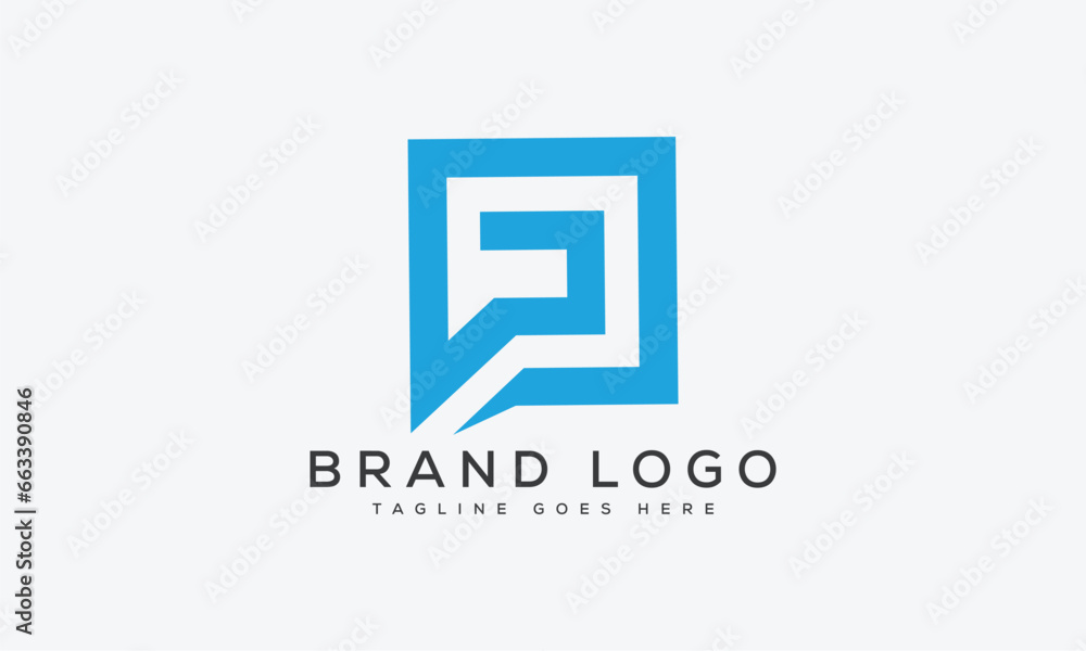 letter P logo design vector template design for brand. letter P logo design vector template design for brand.