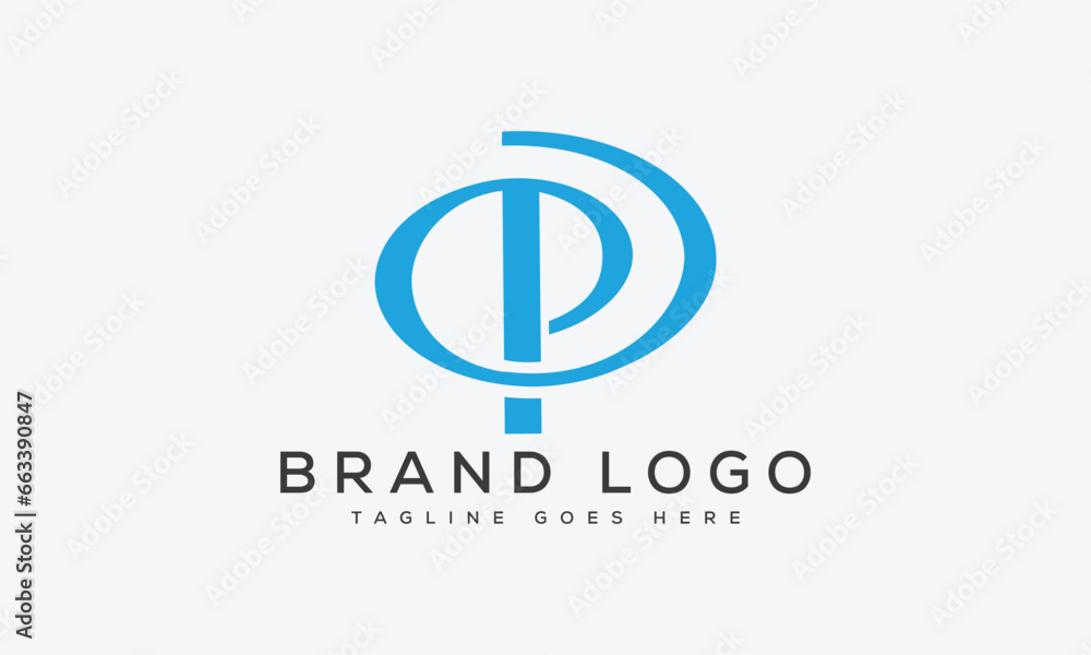 letter P logo design vector template design for brand.