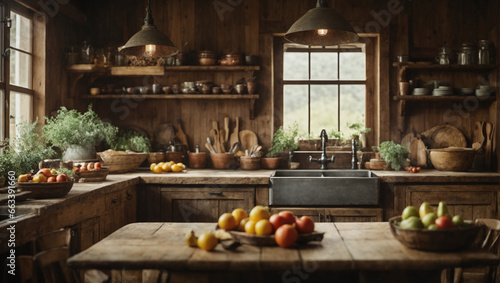 Rustic Country Kitchen