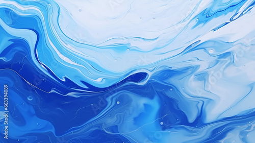 marbled blue abstract background liquid marble pattern