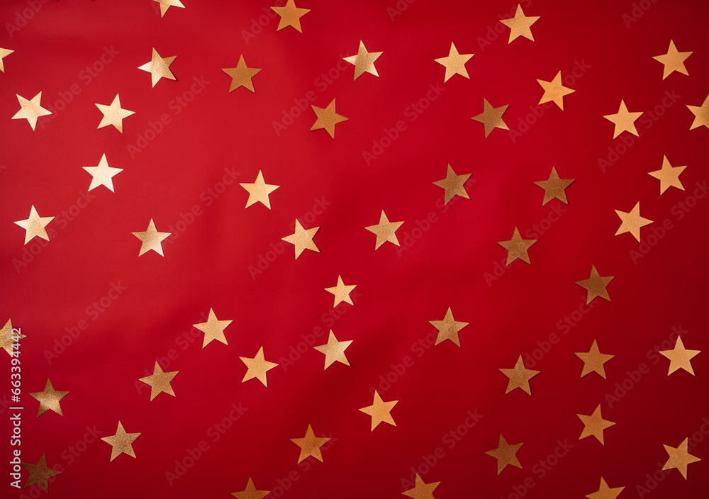 An abstract and symbolic backdrop featuring numerous golden stars against a red canvas, representing China, the nation of Asia. Generative AI.. An abstract and symbolic backdrop featuring numerous golden stars against a red canvas, representing China, the nation of Asia. Generative AI..
