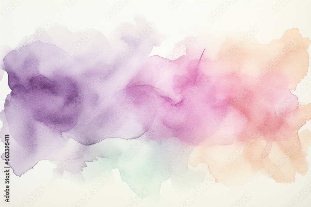 Watercolor paint stains Versatile art elements for your design projects