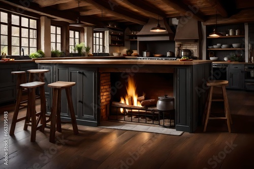 Wallpaper Mural fireplace Torontodigital.ca