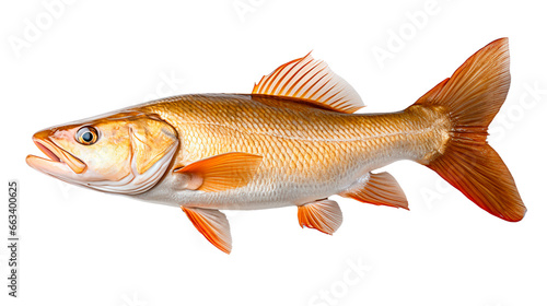 Isolated Codfish Goldfish on Transparent PNG Background. Generative AI.