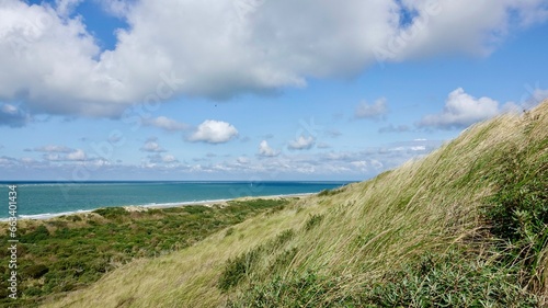 Nordsee Landschaft  Strand in Zeeland