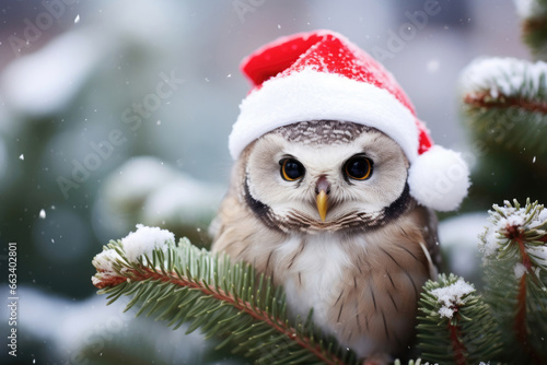 Christmas owl in the wild © Veniamin Kraskov