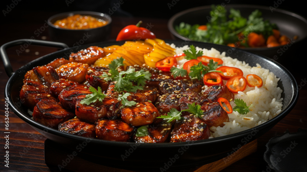 meat with vegetables meat with vegetables