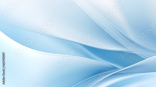  a blue abstract background with smooth lines and curves on it. generative ai