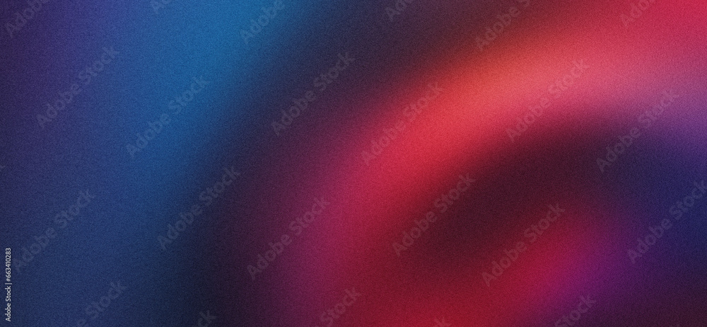 purple blue red , empty space grainy noise grungy texture color gradient rough abstract background , shine bright light and glow template 