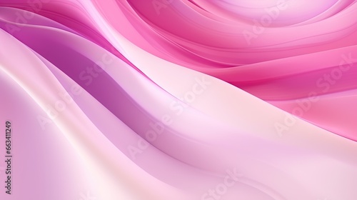  a pink and white abstract background with wavy lines and curves. generative ai