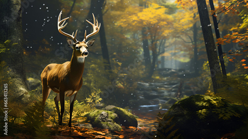 deer in the woods © Chandler