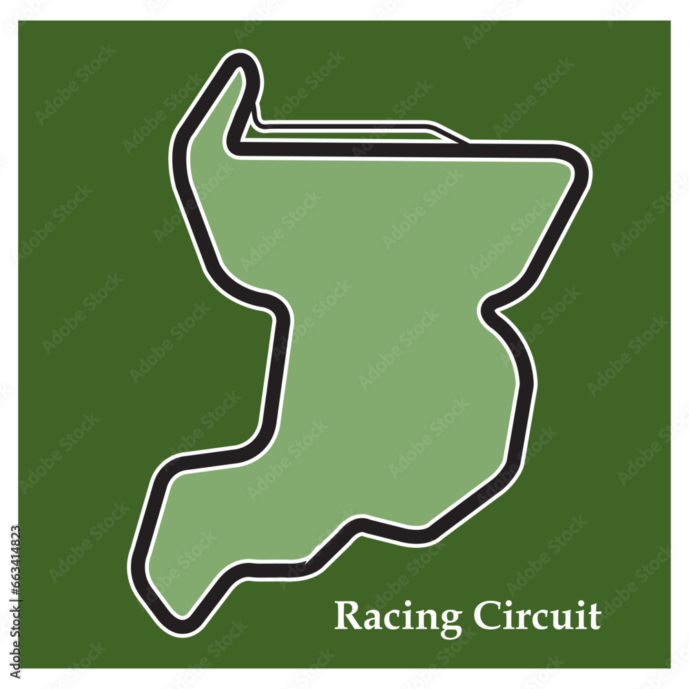 Racing circuit icon Racing circuit icon