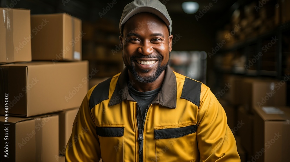 person standing in warehouse person standing in warehouse
