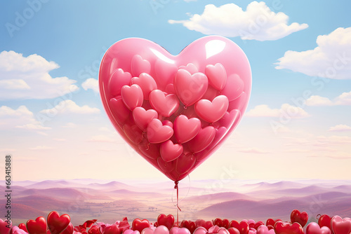 3D Valentine's Art that Tells a Love Story, "Love Creativity: Colorful 3D Valentine's Art"