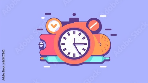 Time Tracker and Planner for Efficient Time Management. AI generated