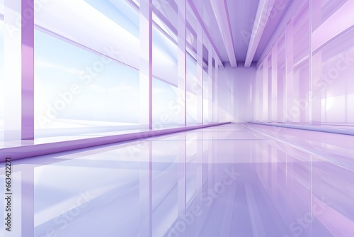 Light futuristic light room background purple and pink color