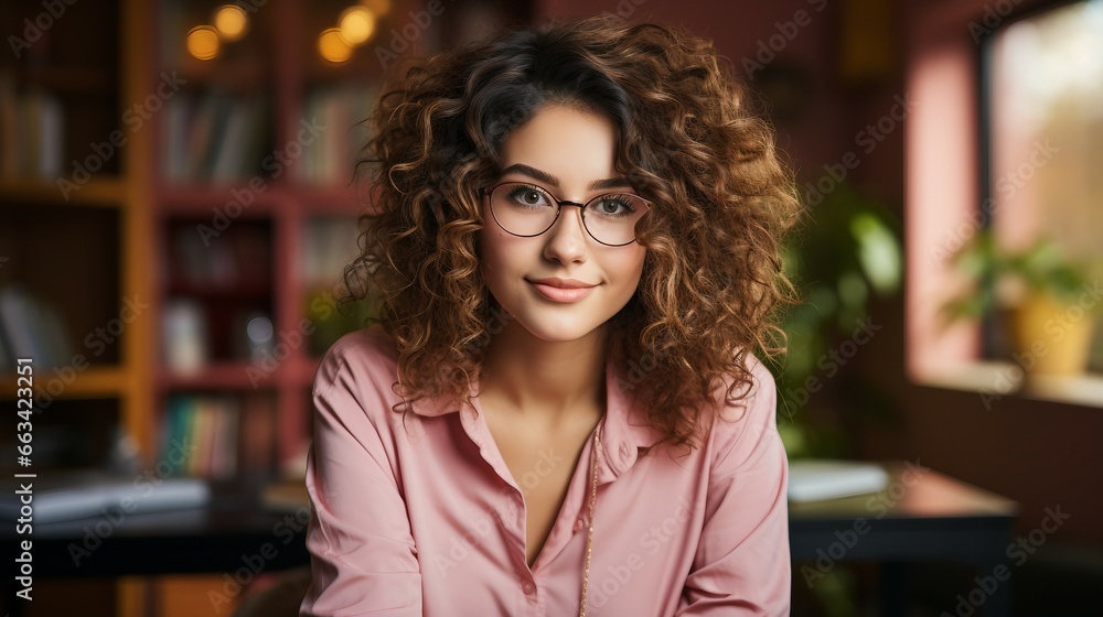 Curly Confidence in the Comfort of Her Home Curly Confidence in the Comfort of Her Home