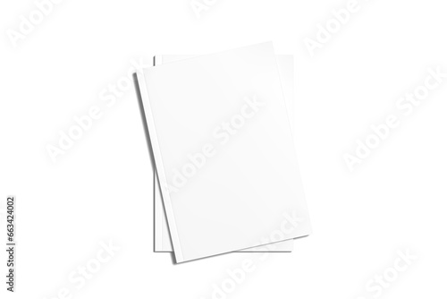  two stack magazines cover with transparent background