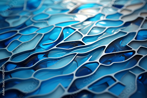 blue wavy water background