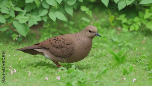 dove on the grass © baloch