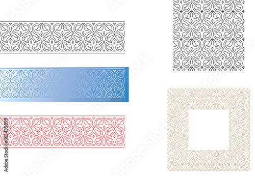 Принти на полотні azerbaijan national ornament