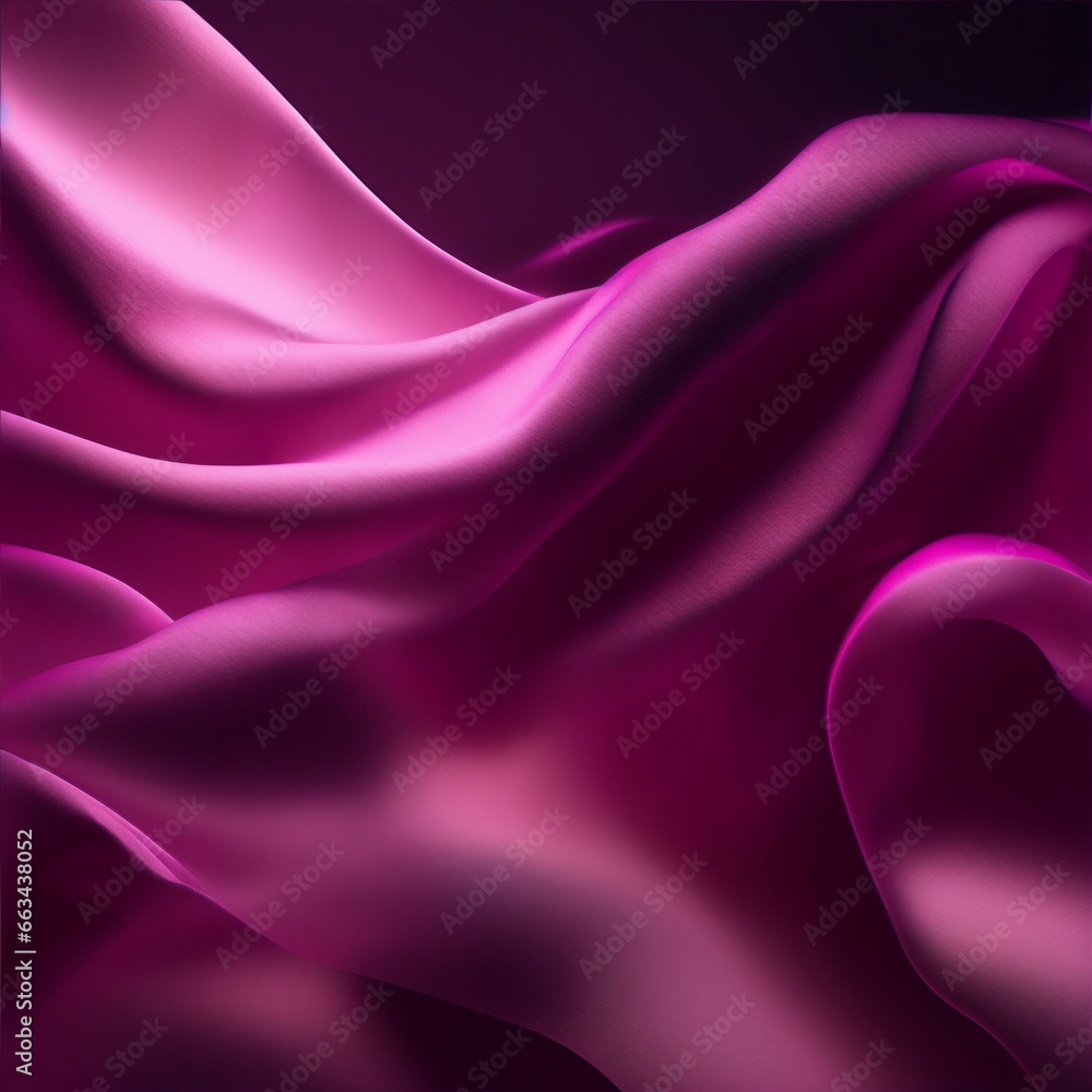 Fototapeta premium silk background - Pink satin fabric - silk background - Generative AI