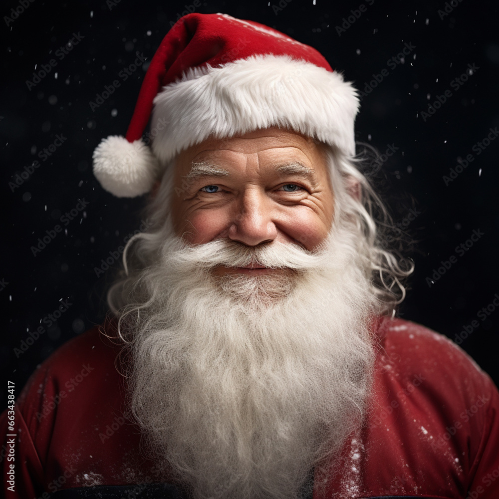 Santa Claus in Christmas season. Santa Claus in Christmas season.