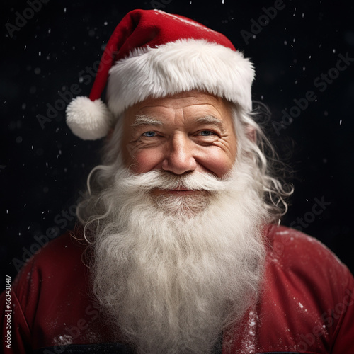 Santa Claus in Christmas season. 