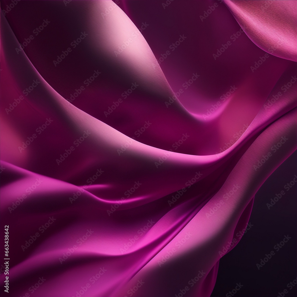 Obraz premium purple satin background - Pink satin fabric - silk background - Generative AI
