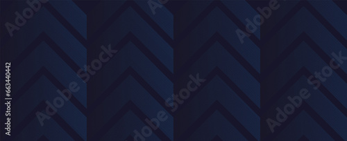 Dark blue background. Modern curved lines abstract presentation background. Luxury paper cut background. Abstract decoration, halftone gradient, vector illustration