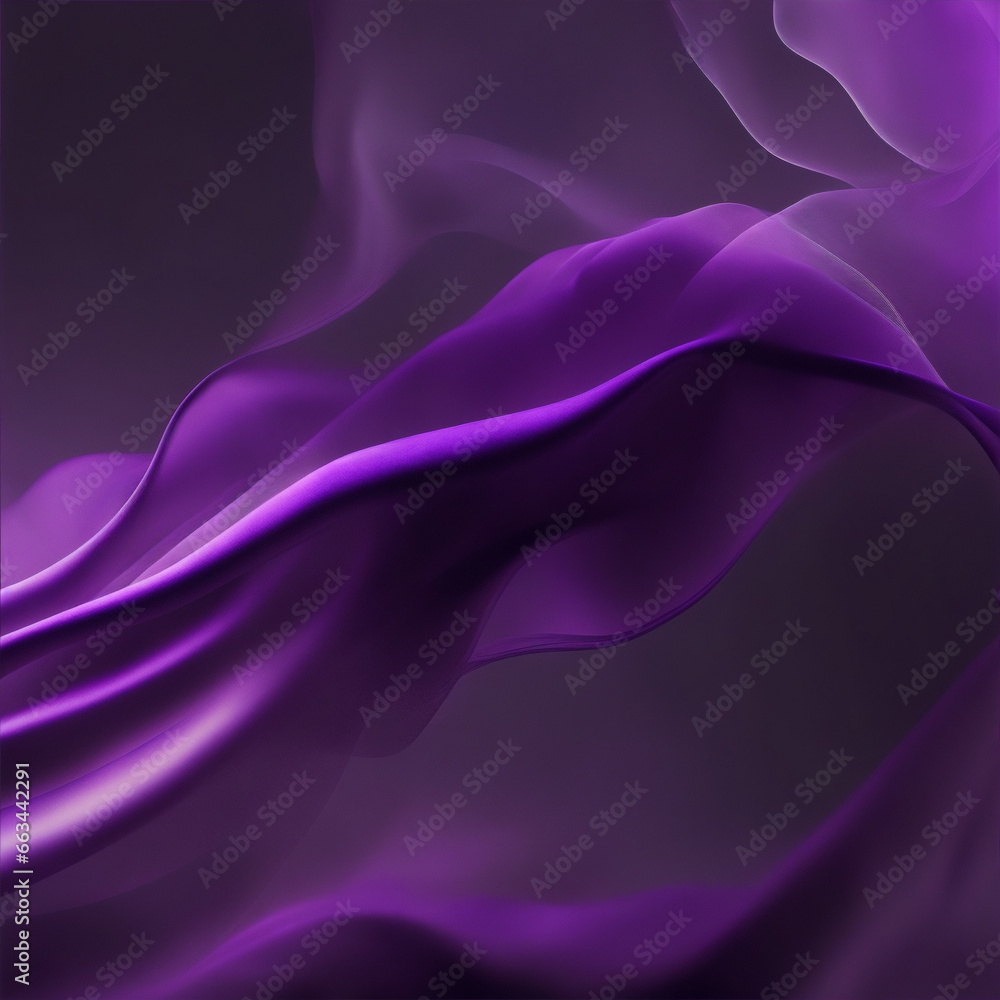 Obraz premium purple silk background - Purple satin fabric - silk background - Generative AI