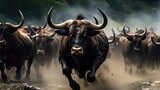 Herd of bulls