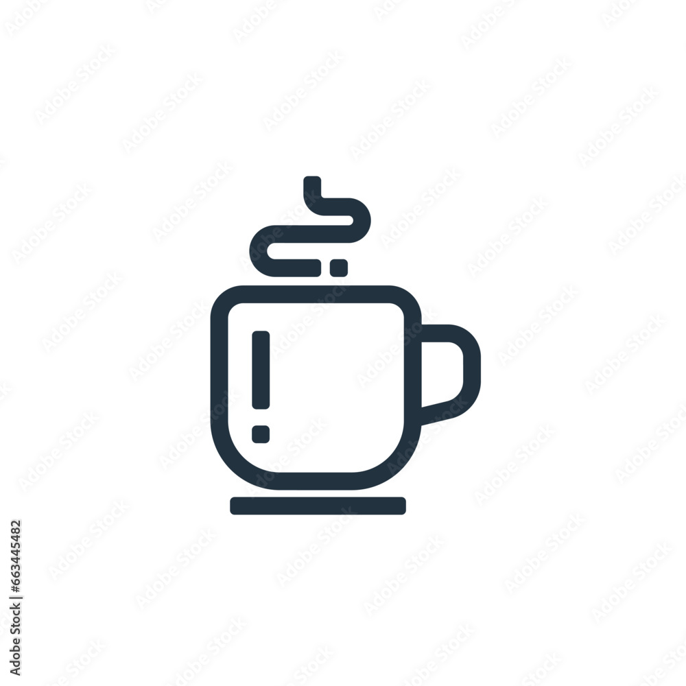 Cup of coffee icon isolated on white background. cup of coffee symbol for web and mobile apps. Cup of coffee icon isolated on white background. cup of coffee symbol for web and mobile apps.