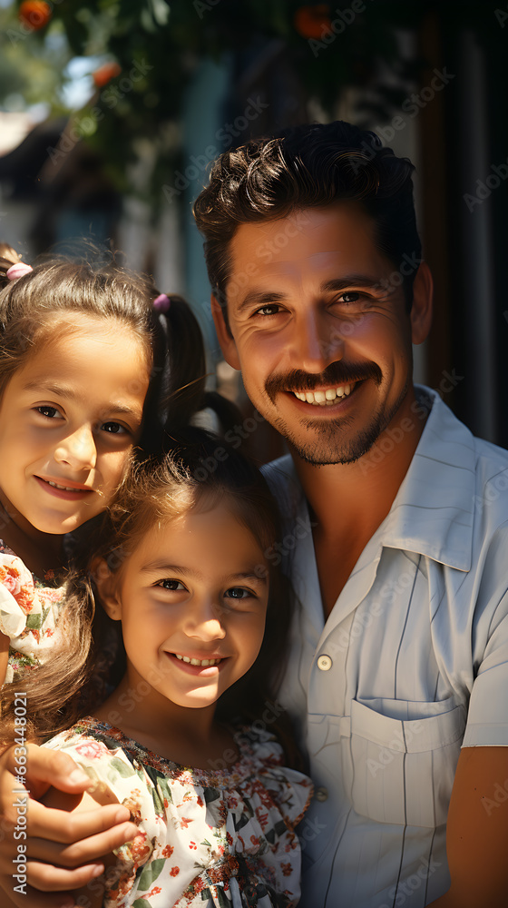Momentos especiales: Familia mexicana y la primavera sonrientes tomando tiempo de familia Momentos especiales: Familia mexicana y la primavera sonrientes tomando tiempo de familia