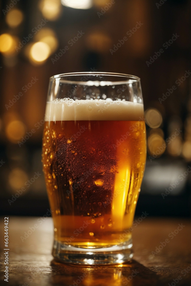 a table with a pint of beer in a rustic setting
background of a cozy bar a table with a pint of beer in a rustic setting
background of a cozy bar