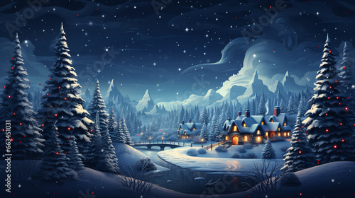 christmas and new year card background