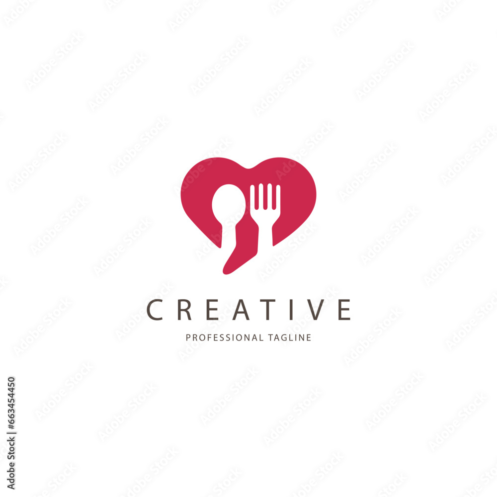 love food logo,food logo,restaurant logo,bistro logo,canteen logo,cafe logo,vector logo template love food logo,food logo,restaurant logo,bistro logo,canteen logo,cafe logo,vector logo template
