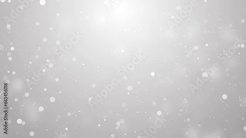 Abstract White Holiday Sparkle Lights  Background