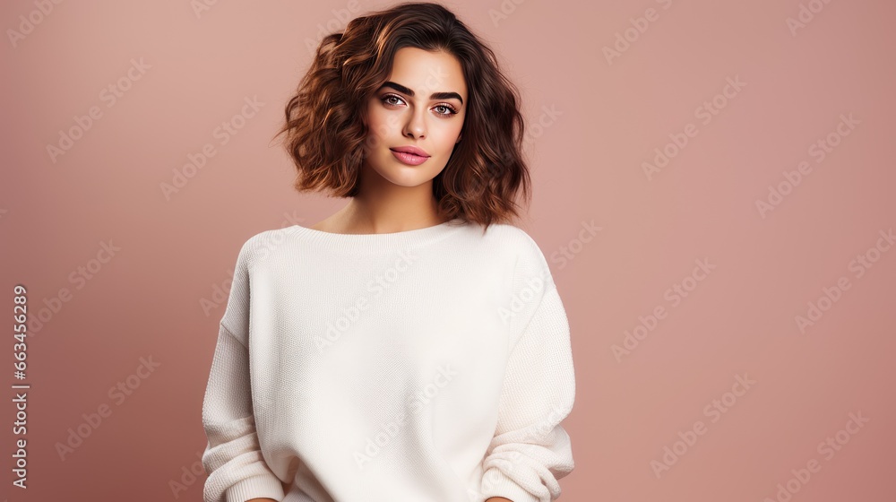 Studio portrait of a young woman Studio portrait of a young woman