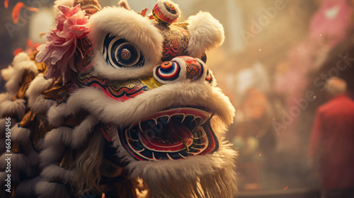 Head lion dance in Chinese cultures
