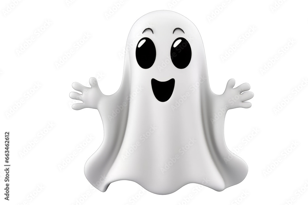 3D Cute Ghost Companion for Halloween Adventures 3D Cute Ghost Companion for Halloween Adventures