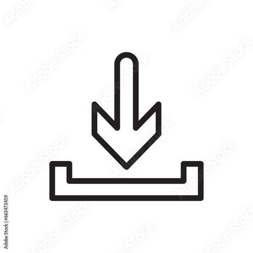 download icon design vector template