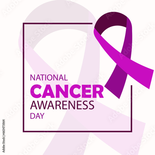 National Cancer Awareness Day Hand Drawn Illustration Creative  photo