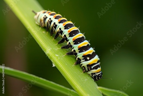 Caterpillar dovetail butterfly. © RABEYAAKTER