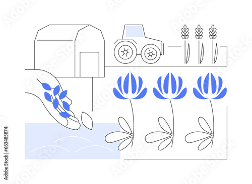 Green manures isolated cartoon vector illustrations.