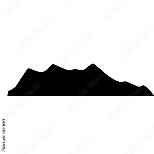 Mountain silhouette