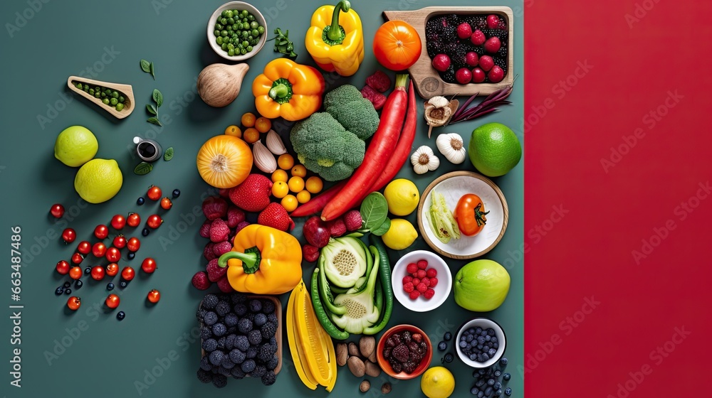 Banner image focusing on healthy cooking and fitness. Illustration Banner image focusing on healthy cooking and fitness. Illustration